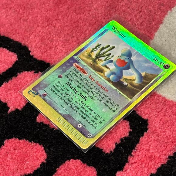 Wynaut [Reverse Holo] #54 – Pokémon Sandstorm e-Reader Card - Picture 3 of 8